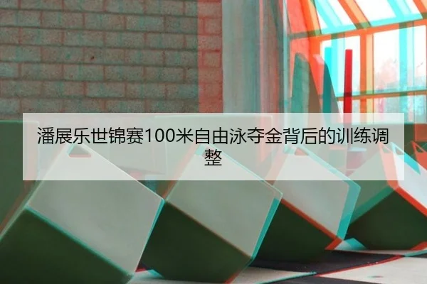 潘展乐世锦赛100米自由泳夺金背后的训练调整